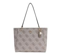 GUESS sac à épaule sac shopper Noelle II Tote Bag Dark Taupe Logo écru
