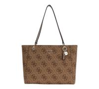 GUESS sac à épaule sac shopper Noelle II Tote Bag Latte Logo/Brown marron clair