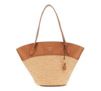 Guess - Sac cabas Venere en raphia beige et marron - Femme