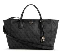 GUESS sac à épaule serviette pour ordinateur portable Marissa Logo Tech Tote Coal Logo gris foncé