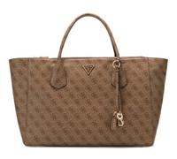 GUESS sac à épaule serviette pour ordinateur portable Marissa Logo Tech Tote Latte Logo marron clair