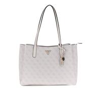 GUESS sac à épaule serviette pour ordinateur portable Noelle II Tech Tote Bone Logo gris clair