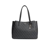 GUESS sac à épaule serviette pour ordinateur portable Noelle II Tech Tote Coal Logo gris foncé