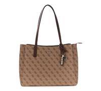GUESS sac à épaule serviette pour ordinateur portable Noelle II Tech Tote Latte Logo/Brown marron clair