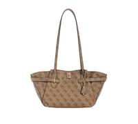 GUESS sac à épaule Yesba Girlfriend Shoulder Satchel Bag Latte Logo brun