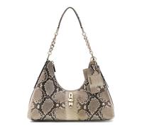 GUESS sac à épaule Yvonne Logo Hobo Bag Natural gris