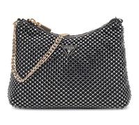 GUESS sac à épaule Zalina Top Zip Shoulder Bag Pewter noir