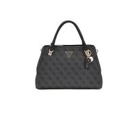 GUESS Sac à main anthracite noir pour femme - Noelle Girlfriend Satchel Coal Logo 290831
