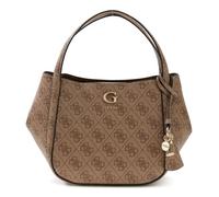 GUESS Sac à main brun clair marron pour femme - Coleen Logo Satchel S Latte Logo 348285