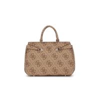 GUESS Lorelei Girlfriend Satchel Latte Logo