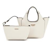 GUESS Sac à main pour femme Helina Mini Tote Crème (Bone)