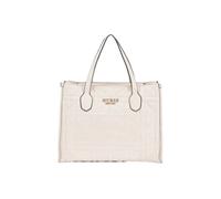 GUESS Sac à main crème pour femme Silvana 2 Compartment Tote Stone 269904