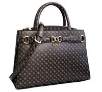 Guess Sac À Main Henkeltasche Arlena Girlfriend Satchel Mocha Logo Neuf