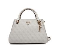 Guess – Sac à main monogramme – Beige, logo métal – Femme – Taille ONE Size