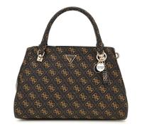 GUESS sac à main Noelle II Luxury Satchel Bag Brown Logo