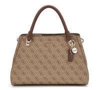 GUESS sac à main Noelle II Luxury Satchel Latte Logo / Brown