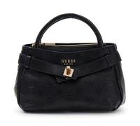 GUESS Sac à main noir pour femme - Ella Logo Mini Satchel Black Logo 348672