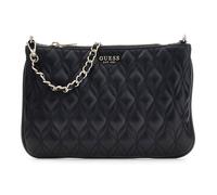 GUESS Sac à main noir pour femme - Maxine Quilted Flat Pouch 348577