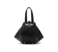 Guess Sac à main Anise – PU texturé, logo noir, bandoulière et top handle – Noir