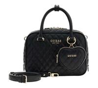 GUESS sac à main sac à épaule bandoulière Atabey Box Satchel Black noir