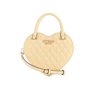 GUESS sac à main sac à épaule bandoulière Atabey Heart Bag Yellow jaune clair