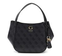 GUESS sac à main sac à épaule bandoulière Coleen Logo Satchel Coal Logo gris foncé