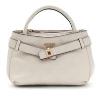 GUESS sac à main sac à épaule bandoulière Ella Logo Mini Satchel Stone Logo écru