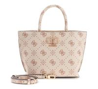 GUESS sac à main sac à épaule bandoulière Emelie Logo Mini Tote Vanilla Logo écru