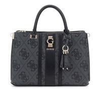 GUESS sac à main sac à épaule bandoulière Erenia Girlfriend Satchel Coal Logo gris foncé
