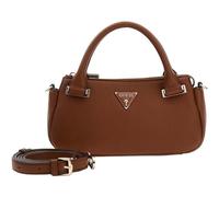 GUESS sac à main sac à épaule bandoulière Evie Mini Satchel Cognac brun