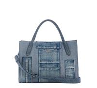 GUESS sac à main sac à épaule bandoulière Jodi Tote Denim Multi bleu