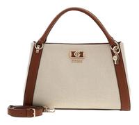 GUESS sac à main sac à épaule bandoulière Karnilla Girlfriend Satchel Natural/Cognac écru