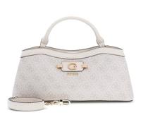 GUESS sac à main sac à épaule bandoulière Lindsey 2 Compartment Satchel Bone Logo écru