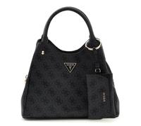 GUESS sac à main sac à épaule bandoulière Lorella Logo Girlfriend Tote Coal Logo gris foncé