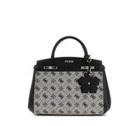Guess Sac à main bandoulière Melinda Logo Tri Comp Satchel Noir Taille Unique