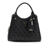 GUESS sac à main sac à épaule bandoulière Meridian II Girlfriend Carryall Bag Coal Logo gris foncé