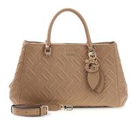 GUESS sac à main sac à épaule bandoulière Sally Triple Compartment Satchel Beige marron clair