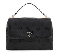 GUESS sac à main sac à épaule bandoulière Tisha Top Handle Flap Bag Black Logo noir