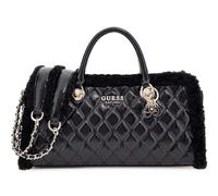 GUESS sac à main sac à épaule Christi Shoulder Satchel Bag Black noir