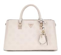 GUESS sac à main sac à épaule Tisha Girlfriend Satchel Stone Logo écru