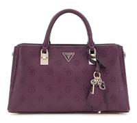 GUESS sac à main sac à épaule Tisha Girlfriend Satchel Wine Logo bordeaux