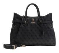 GUESS sac à main sac à épaule Yesba Girlfriend Satchel Bag Coal Logo gris foncé