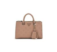 GUESS Sac à main taupe pour femme - Cresidia Status Satchel Dark Taupe 277704