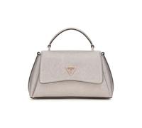 GUESS Sac à main taupe pour femme - Eco Gloriana 2 Compartment TH Flap Pewter 277665