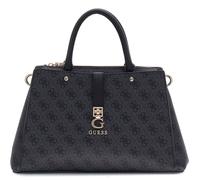 GUESS sac à main Zamira Luxury Satchel Coal Logo