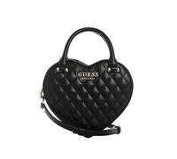 GUESS Sac Atabey Heart pour femme, noir, taille unique