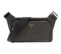 GUESS Sac Banane Milano Flat Bumbag Deep Taupe Marron foncé