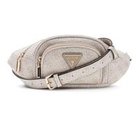 GUESS Sac Banane Sac à épaule bandoulière Latona Belt Bag Bone Logo écru