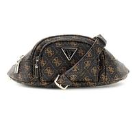 GUESS Sac Banane Sac à épaule bandoulière Latona Belt Bag Brown Logo/Black Multicolore