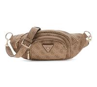 GUESS Sac Banane Sac à épaule bandoulière Latona Belt Bag Latte Logo Marron Clair